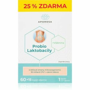 Aporosa Probio Laktobacily kapsuly s probiotikami 75 cps vyobraziť