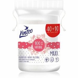 Linteo Natural Cotton Pads odličovacie tampóny Maxi 40 + 10ks 50 ks vyobraziť