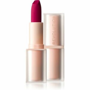 Makeup Revolution Lip Allure Soft Satin Lipstick krémový rúž so saténovým finišom odtieň Material Girl Wine 3, 2 g vyobraziť
