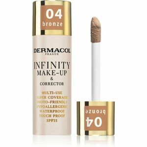 Dermacol Infinity vysoko krycí make-up SPF 15 odtieň 04 Bronze 20 g vyobraziť