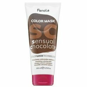 Fanola Color Mask vyživujúca maska ​​s farebnými pigmentmi pre oživenie farby Sensual Chocolate 200 ml vyobraziť