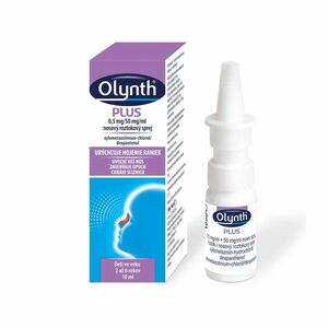 OLYNTH PLUS 0, 5 mg/50 mg/ml Nosový roztokový sprej 10 ml vyobraziť