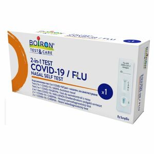 BOIRON Test&Care 2-in-1 COVID-19/FLU nosový samodiagnostický test 1 kus vyobraziť