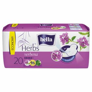 BELLA Herbs Verbena Hygienické vložky s krídelkami 20 kusov vyobraziť