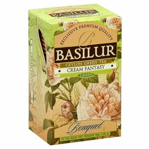 BASILUR Bouquet Cream Fantasy zelený čaj 25 sáčkov vyobraziť