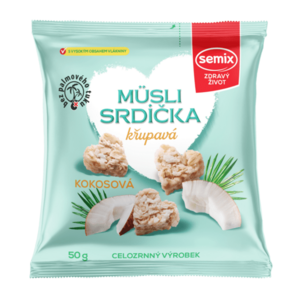 SEMIX Müsli srdiečka chrumkavá kokosová 50 g vyobraziť