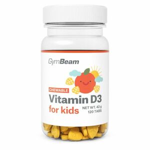GYMBEAM Vitamín D3 pre deti 120 tabliet vyobraziť