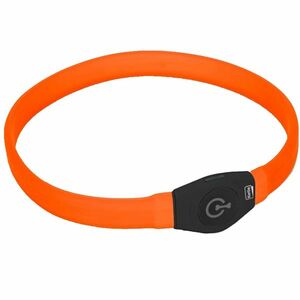 KARLIE Visio Light LED USB nabíjací obojok pre psov oranžový 65 cm vyobraziť