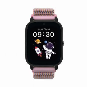 GARETT Smartwatch Kids Tech 4G Pink velcro Inteligentné hodinky vyobraziť