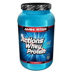 AMINOSTAR Whey protein actions 65% príchuť jahoda 2000 g vyobraziť