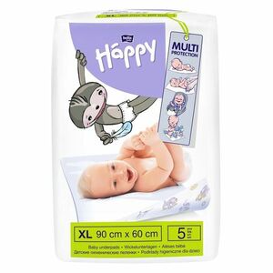 BELLA HAPPY Baby prebaľovacie podložky 60 x 90 cm 5 kusov vyobraziť