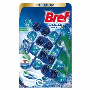 BREF Color Aktív Tuhý WC blok Eucalyptus 4 x 50 g vyobraziť