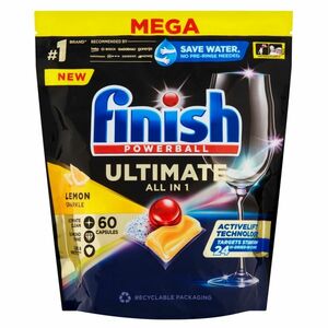 FINISH Ultimate All in 1 Kapsule do umývačky riadu Lemon Sparkle 60 ks vyobraziť