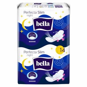 BELLA Perfecta Slim Night Extra Soft Hygienické nočné vložky s krídelkami 14 ks vyobraziť