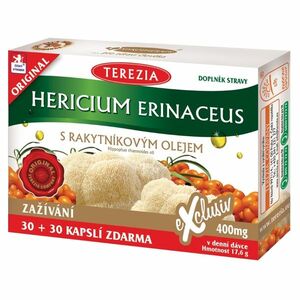 TEREZIA Hericium erinaceus s rakytníkovým olejom 30+30 kapsúl ZDARMA vyobraziť