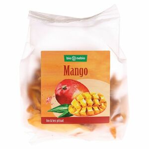 BIO NEBIO Sušené mango plátky BIO 80 g vyobraziť