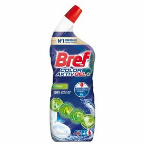 BREF Color Aktiv gel WC čistič Citrus 700 ml vyobraziť