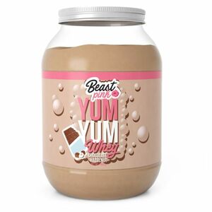 GYMBEAM BeastPink Yum yum whey proteín čokoláda lieskový oriešok 1000 g vyobraziť