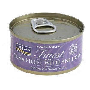 FISH4CATS Finest tuniak so ančovičkami konzerva pre mačky 70 g vyobraziť
