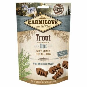 CARNILOVE Dog Semi Moist Snack Trout&Dill 200 g vyobraziť