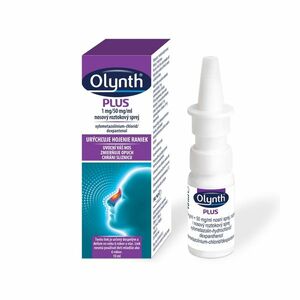 OLYNTH PLUS 1 mg/50 mg/ml Nosový roztokový sprej 10 ml vyobraziť