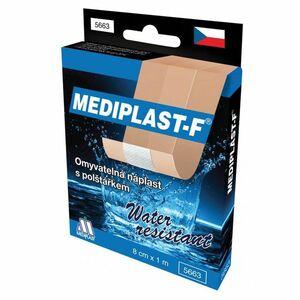 MEDIPLAST-F rýchloobväz náplasť umývateľná 8 cm x 1 m vyobraziť