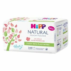 HIPP Babysanft natural vlhčené obrúsky 2 x 60 ks vyobraziť