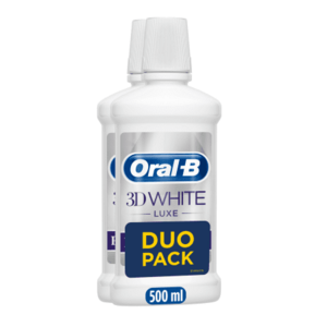 ORAL-B 3D white luxe perfection duopack ústna voda 2 x 500 ml vyobraziť
