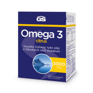 GS Omega 3 citrus 100 + 50 kapsúl vyobraziť
