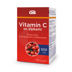 GS Vitamín C 500 mg so šípkami 120 tabliet vyobraziť