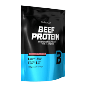 BIOTECHUSA Beef protein jahoda 500 g vyobraziť