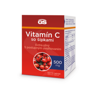 GS Vitamín C 500 mg so šípkami 60 tabliet vyobraziť