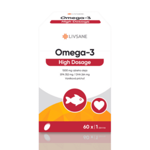 LIVSANE Omega-3 high dosage 60 kapsúl vyobraziť