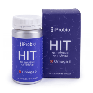 IPROBIO Hit na trávenie + omega 3 60 kapsúl vyobraziť