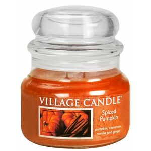 Village Candle Vonná sviečka v skle - Spiced Pumpkin - Tekvica a korenie, malá vyobraziť