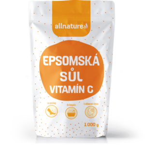 Allnature Epsomska Sol Vitamin C 1000g vyobraziť
