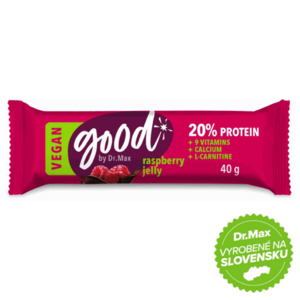 Good by Dr. Max Protein Bar 20% Raspberry Jelly 40 g vyobraziť