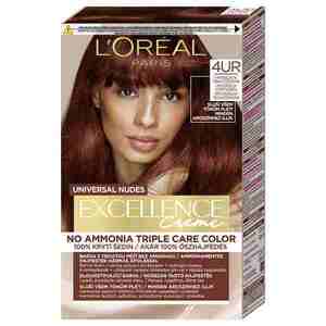 L'Oréal Paris Excellence Nudes Copper 4UR Univerzálna tmavočervená vyobraziť