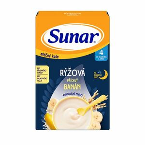 Sunar mliečna kaša ryžová príchuť banán na dobrú noc vyobraziť