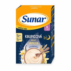 Sunar mliečna kaša krupicová príchuť vanilka na dobrú noc vyobraziť