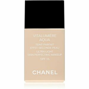 Chanel Vitalumière Aqua ultra ľahký make-up pre žiarivý vzhľad pleti odtieň 42 Beige Rose SPF 15 30 ml vyobraziť
