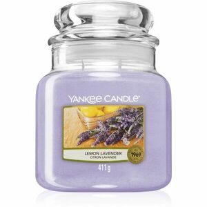 Yankee Candle Lemon Lavender vonná sviečka Classic malá 411 g vyobraziť