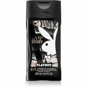 Playboy My VIP Story sprchový gél a šampón 2 v 1 pre mužov 250 ml vyobraziť