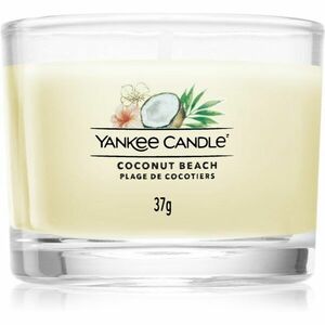 Yankee Candle Coconut Beach votívna sviečka glass 37 g vyobraziť