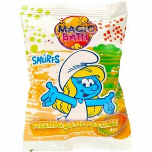 Disney Smurfs farebné šumivé tablety do kúpeľa Mango 1 ks vyobraziť