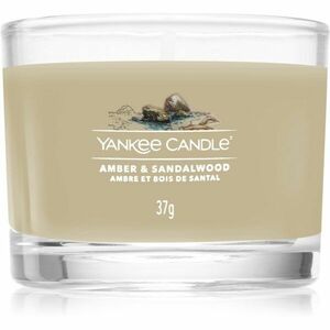 Yankee Candle Amber & Sandalwood votívna sviečka 37 g vyobraziť