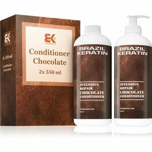 Brazil Keratin Chocolate Intensive Repair Conditioner výhodné balenie (pre poškodené vlasy) vyobraziť