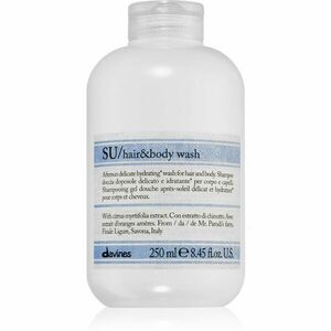 Davines SU Hair&Body Wash sprchový gél a šampón 2 v 1 250 ml vyobraziť