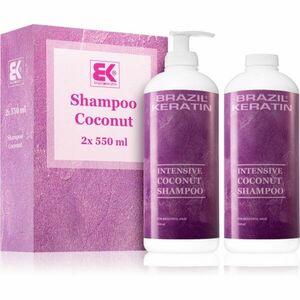 Brazil Keratin Coconut Shampoo výhodné balenie (pre poškodené vlasy) vyobraziť