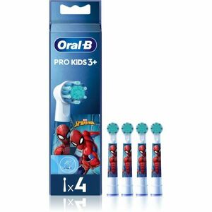 Oral B PRO Kids 3+ náhradné hlavice na zubnú kefku pre deti Spiderman 4 ks vyobraziť